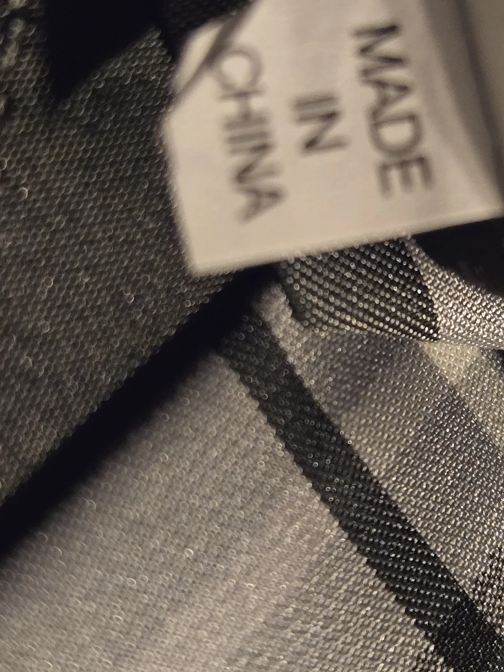 Vesuvio Napoli Italy Men's Tie Black White Gray Geometric Plaid 60